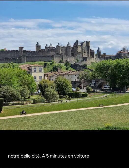 Superbe Appartement En Residence Privee Carcassonne Luaran gambar